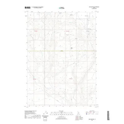 2020 Map of Davis Mountain, 2020 Print