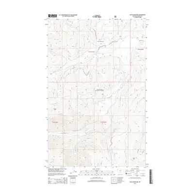 2014 Map of Davis Mountain, 2014 Print