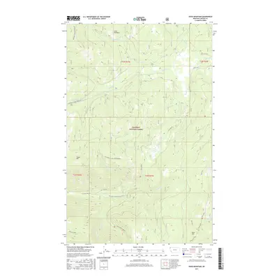 2017 Map of Davis Mountain, 2017 Print