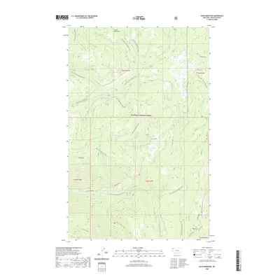 2020 Map of Davis Mountain, 2020 Print
