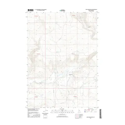 2017 Map of Davis Mountain SW, 2017 Print