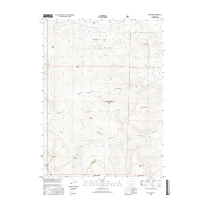 2016 Map of Davis Peak, 2016 Print