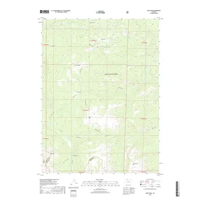 2019 Map of Davis Peak, 2019 Print