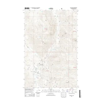 2014 Map of Davis Peak, 2014 Print