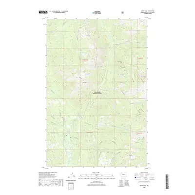 2020 Map of Davis Peak, 2020 Print