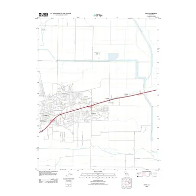 2012 Map of Davis, 2012 Print