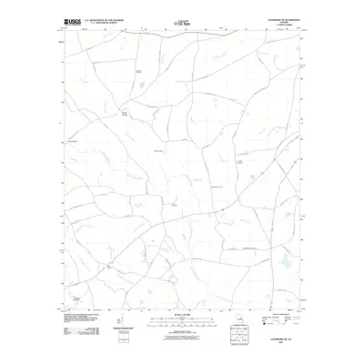 2011 Map of Davisboro SE, 2011 Print