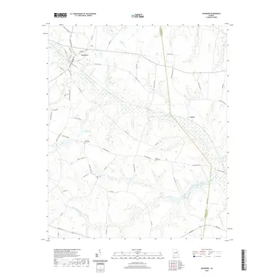 2020 Map of Davisboro, 2020 Print