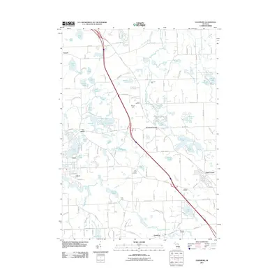 2011 Map of Davisburg, 2011 Print