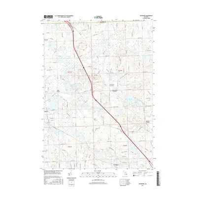 2017 Map of Davisburg, 2017 Print