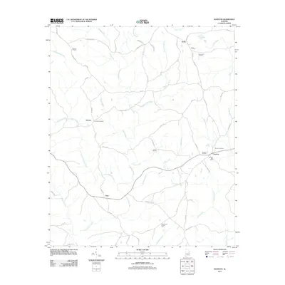 2011 Map of Daviston, 2011 Print