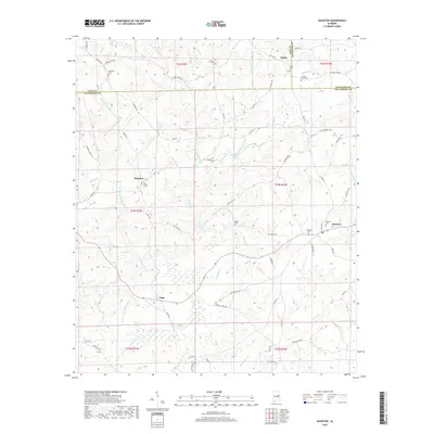 2018 Map of Daviston, 2018 Print