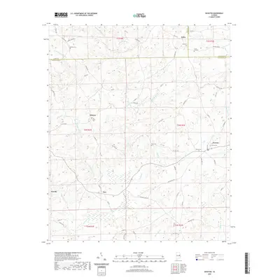 2020 Map of Daviston, 2020 Print