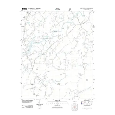 2011 Map of Davy Crockett Lake, 2011 Print