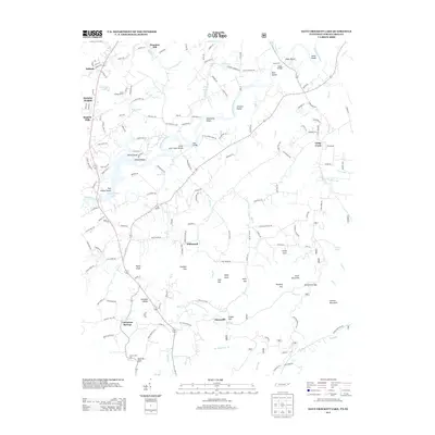 2013 Map of Davy Crockett Lake, 2013 Print