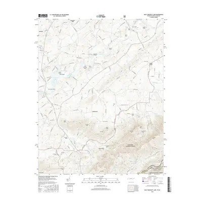 2016 Map of Davy Crockett Lake, 2016 Print