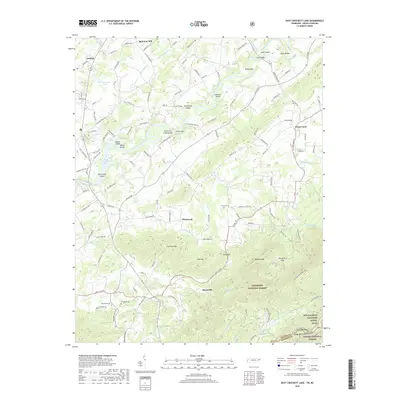 2019 Map of Davy Crockett Lake, 2019 Print