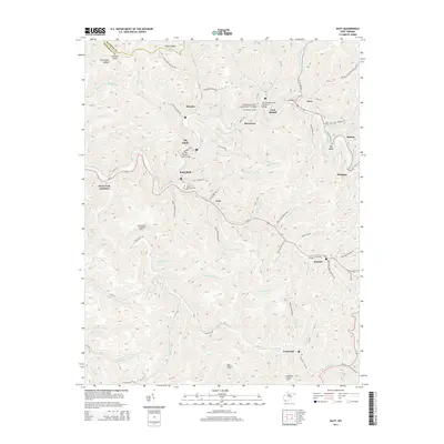 2014 Map of Davy, 2014 Print