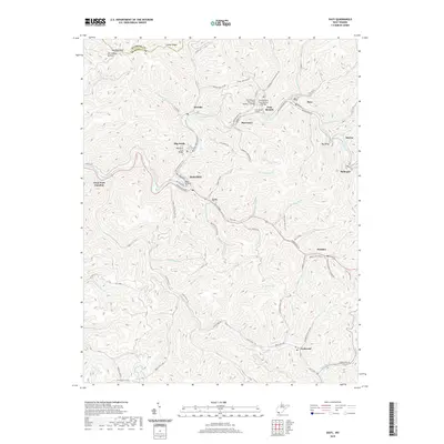2019 Map of Davy, 2019 Print