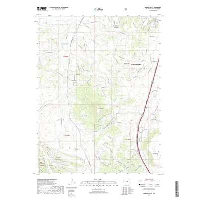 2019 Map of Dawson Butte, 2019 Print