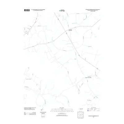 2013 Map of Dawson Crossroads, 2013 Print