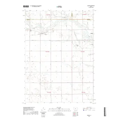 2018 Map of Dawson, 2018 Print