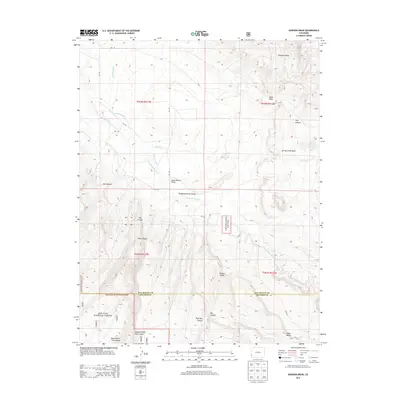 2013 Map of Dawson Draw, 2013 Print