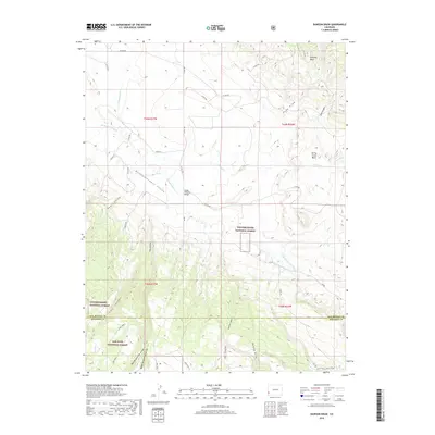 2019 Map of Dawson Draw, 2019 Print