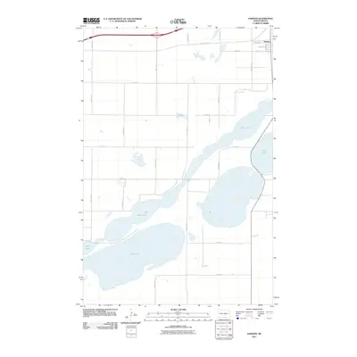 2011 Map of Dawson, 2011 Print