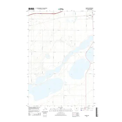 2014 Map of Dawson, 2014 Print