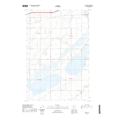 2020 Map of Dawson, 2020 Print