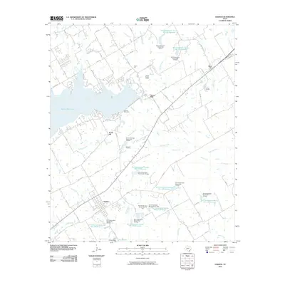 2010 Map of Dawson, 2010 Print