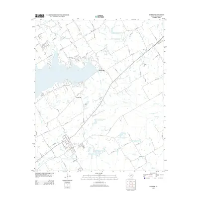 2013 Map of Dawson, 2013 Print