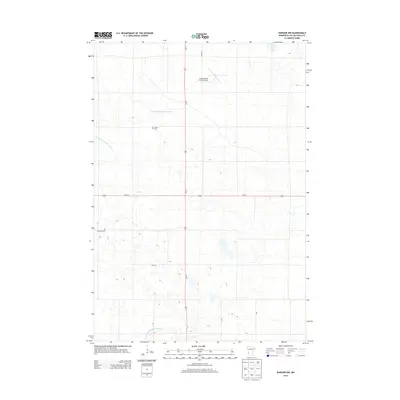2013 Map of Dawson NW, 2013 Print