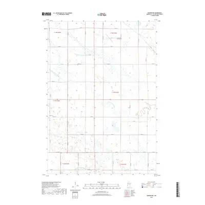 2019 Map of Dawson NW, 2019 Print