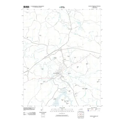 2010 Map of Dawson Springs, 2010 Print