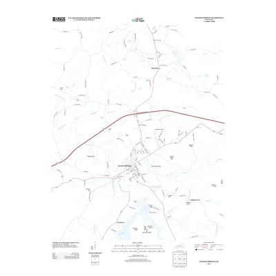 2013 Map of Dawson Springs, 2013 Print