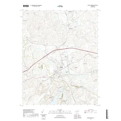 2019 Map of Dawson Springs, 2019 Print
