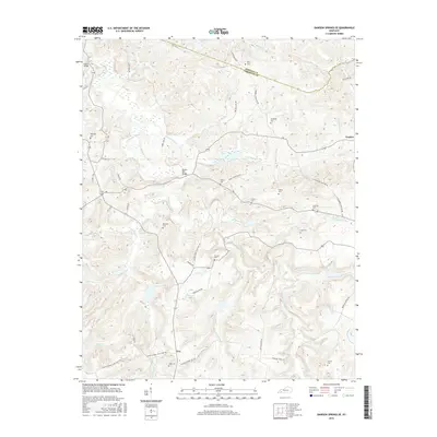2016 Map of Dawson Springs SE, 2016 Print