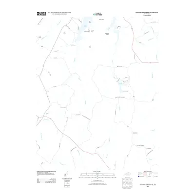 2013 Map of Dawson Springs SW, 2013 Print