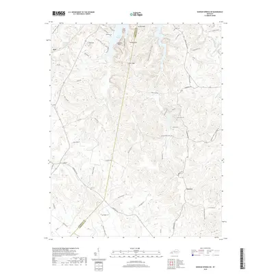 2019 Map of Dawson Springs SW, 2019 Print