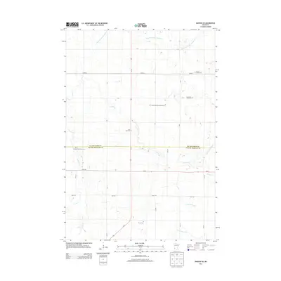2013 Map of Dawson SW, 2013 Print