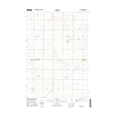 2016 Map of Dawson SW, 2016 Print