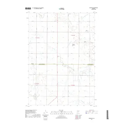 2019 Map of Dawson SW, 2019 Print