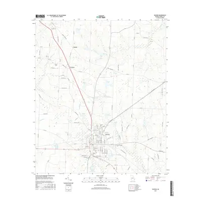 2017 Map of Dawson, 2017 Print
