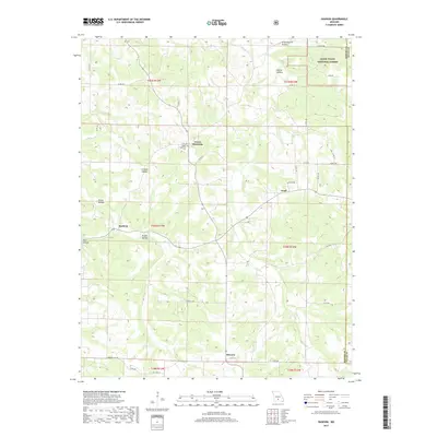 2017 Map of Dawson, 2017 Print