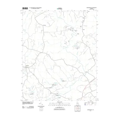 2011 Map of Dawsonville, 2011 Print