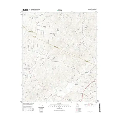 2014 Map of Dawsonville, 2014 Print