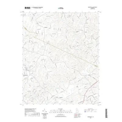 2020 Map of Dawsonville, 2020 Print