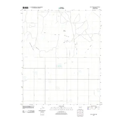 2010 Map of Day Canyon, 2010 Print